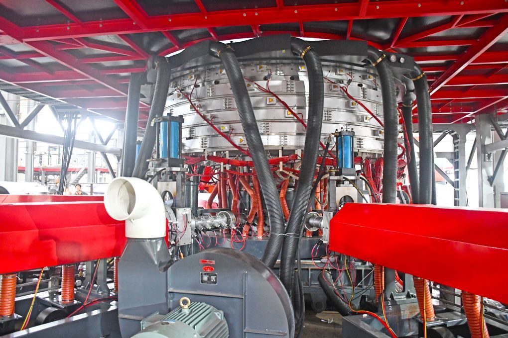 五层共挤农用薄膜吹膜机组的超大型农膜专用模头