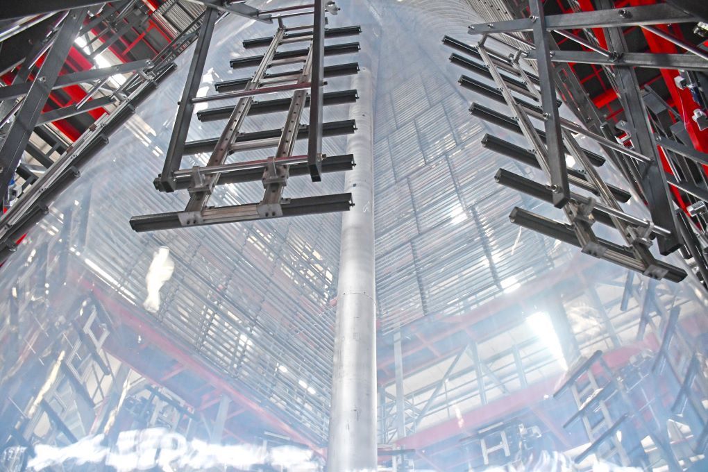 五层共挤农用薄膜吹膜机组的稳泡器