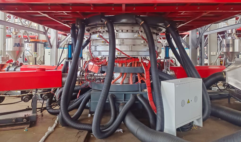 五层16米农膜吹膜机组的挤出系统