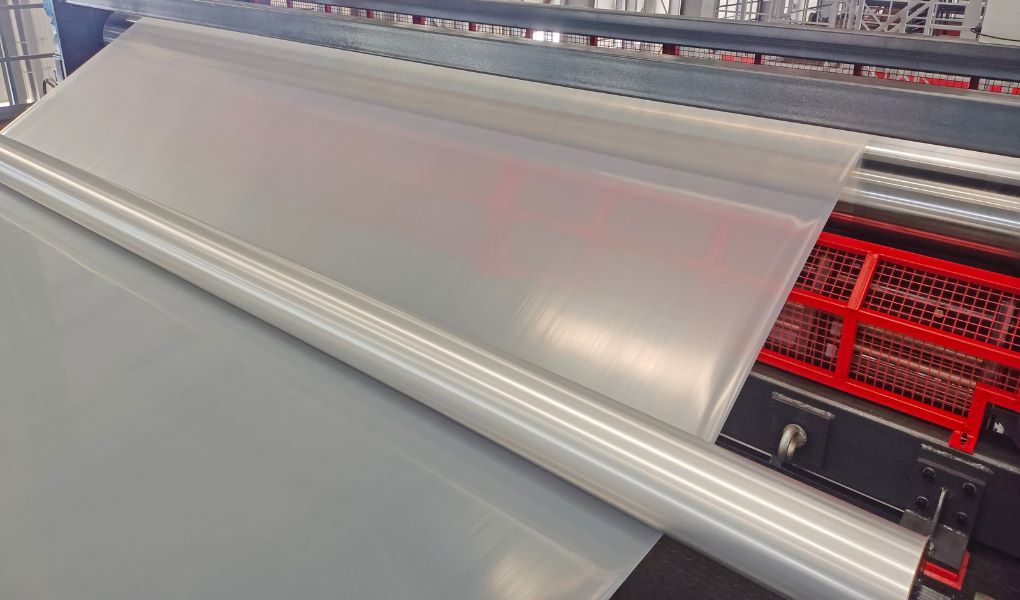 五层16米农膜吹膜机组的牵引装置