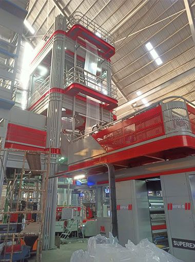 Five-layer 2.7-meter POF machine complete unit