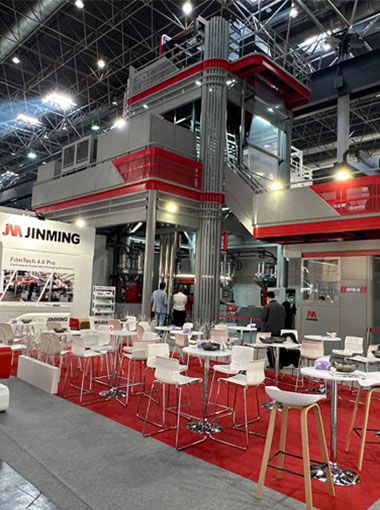 Nigeria client's first 5-layer 2.7-meter POF machine at K Show