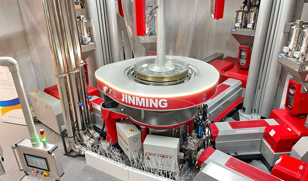 Five-layer 2.7-meter POF machine automatic counter-flow air ring