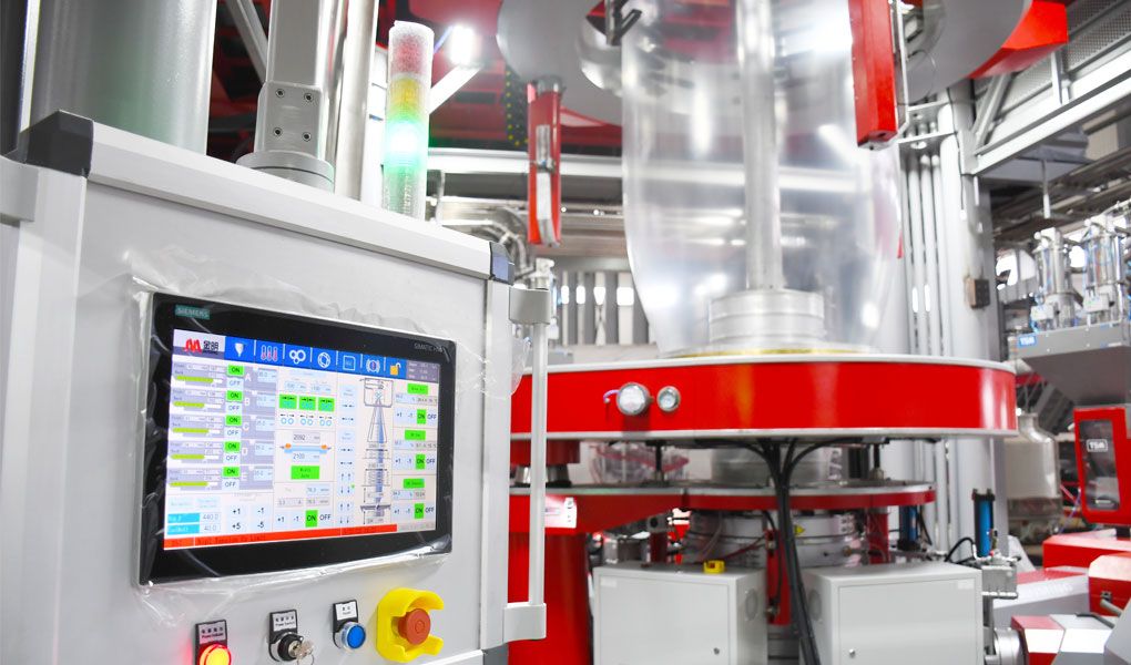 Five-layer 2.7-meter POF machine Siemens computer centralized control system