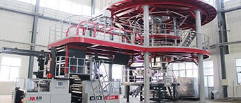 Jinming had successfully developed 7-layer co-extrusion high-barrier blown film line and 5-layer co-extrusion water-quenching blown film line