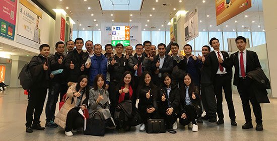 In October 2016, the staff of Jinming Precision Machinery participated in the K Show in Germany and took a group photo together