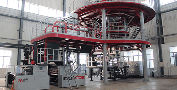 Jinming had been successfully developed 7-layer co-extrusion high-barrier blown film line and 5-layer co-extrusion water-quenching blown film line