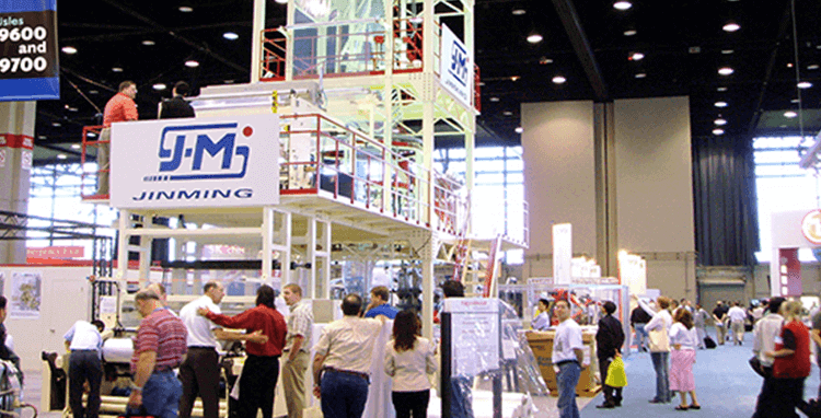 Jin Ming made his first appearance at the NPE2006 International Plastics Exhibition in the United States